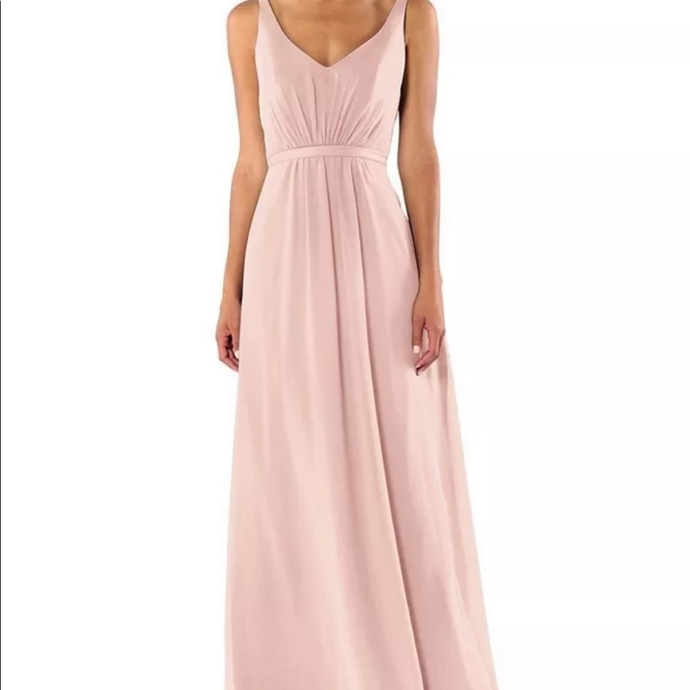 Brideside Mary Kate Bridesmaid Dress- Blush Pink, Size 0. Worn Once- NWT